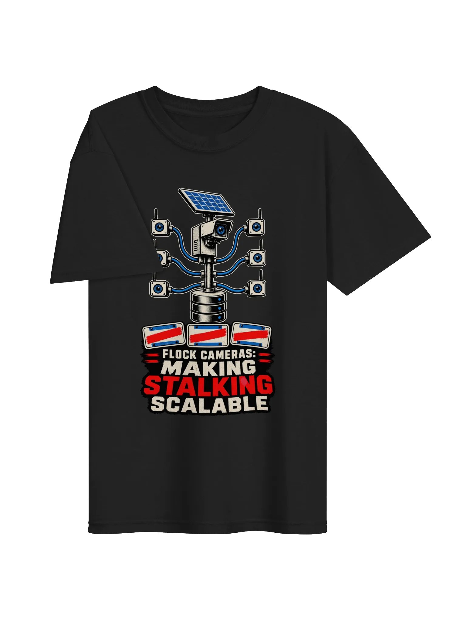 Flock Cameras: Making Stalking Scalable — Heavyweight T-Shirt product image (5)