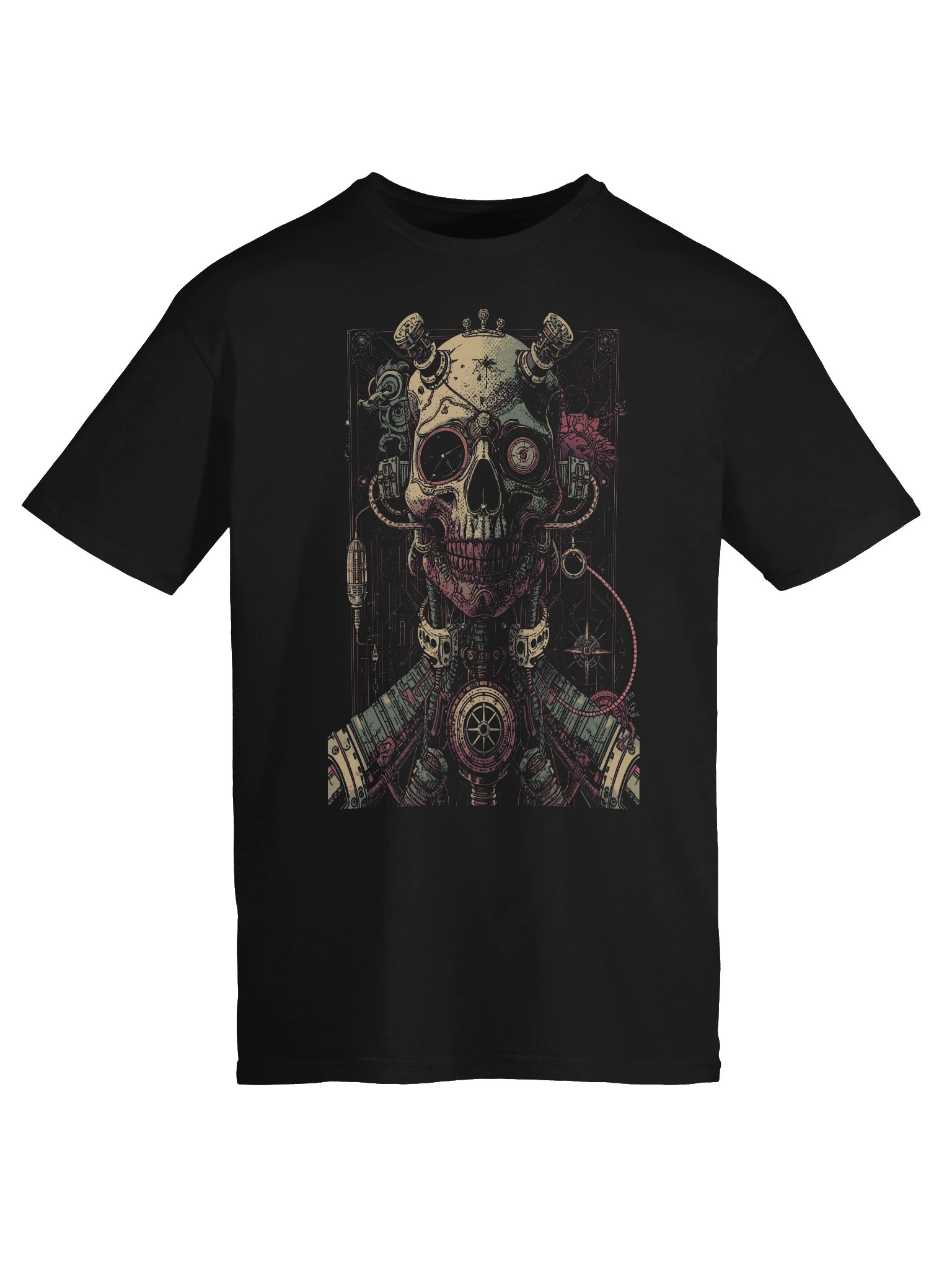 Mechanical Skull Circuit T-Shirt product image (4)