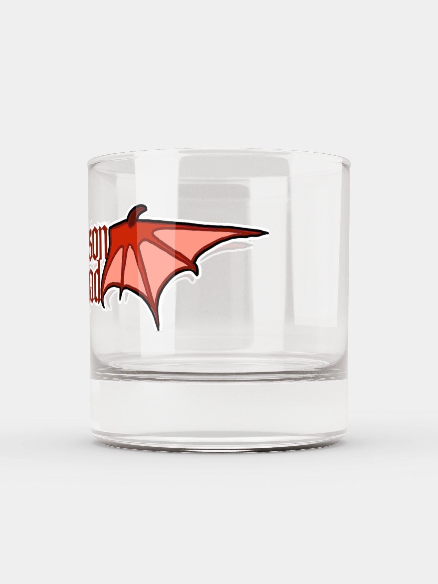 Crimson Squad Rocks Glass product image (5)