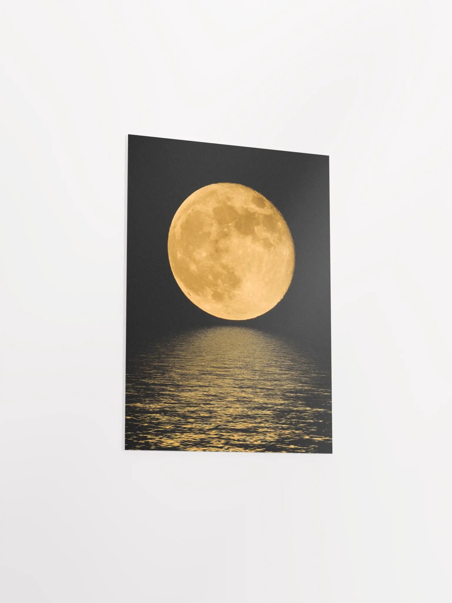 Full Moon (Hi-Res poster) — space poster, Moon poster, space art, Moon photo, photo poster product image (9)