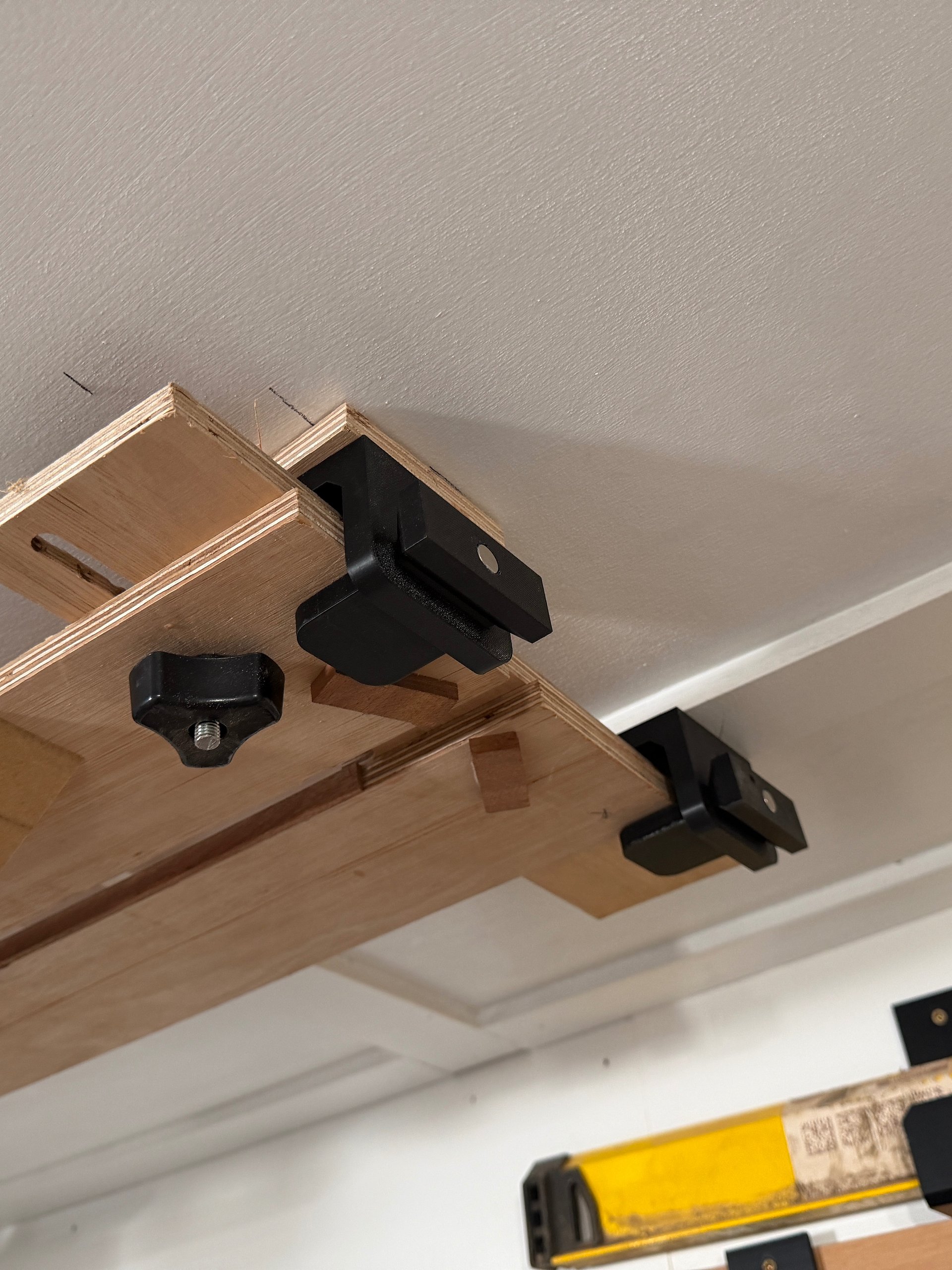 Wall and Ceiling Tool Storage Brackets, 3D Print File STL Bundle. product image (3)