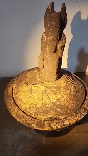 Discovered Ancient UFO depicting what seems to be the watchers and Eloheim in the nephilim era. #antedeluvian #hiddenhistory