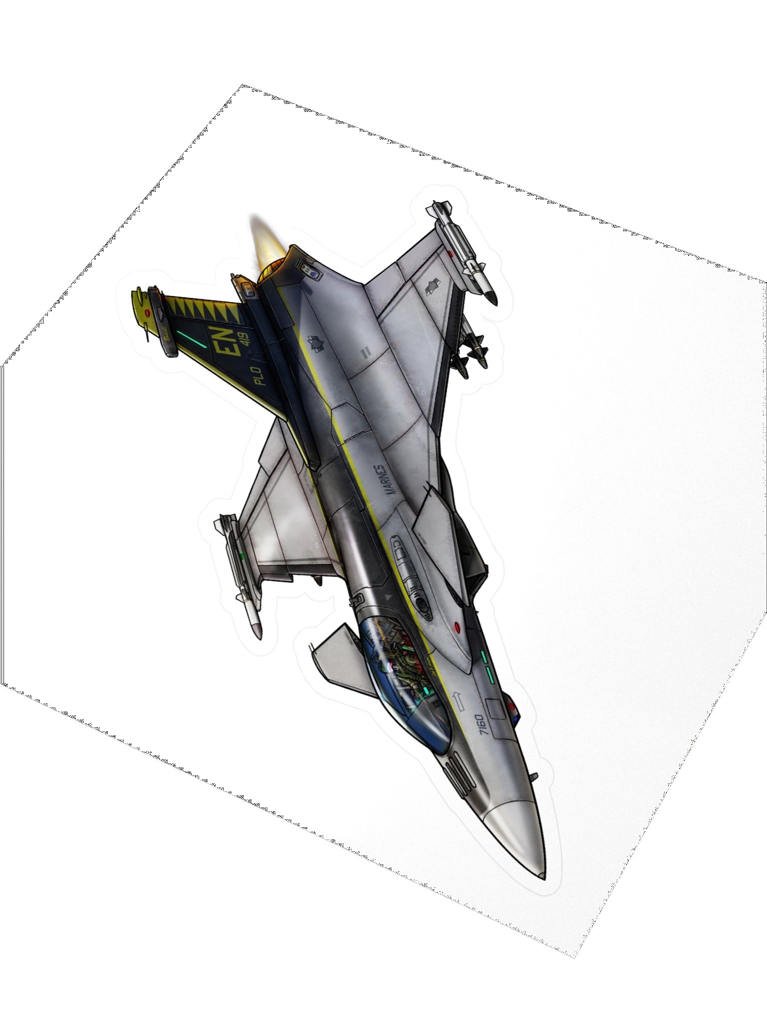 Revoker - Marines (5.5 inch Sticker) product image (3)