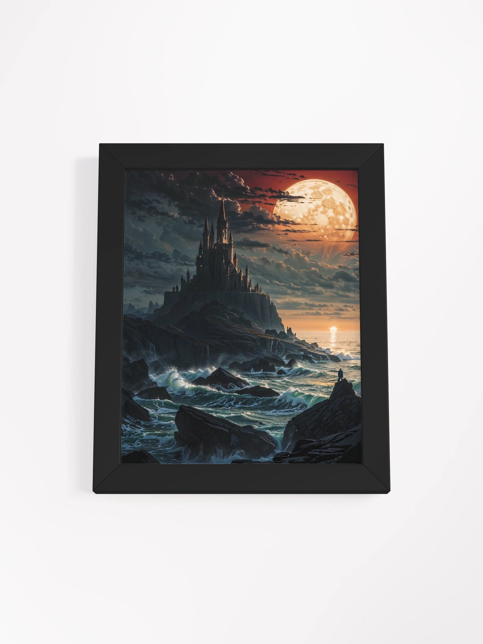 The Moon Beyond the Tide Framed Print product image (1)