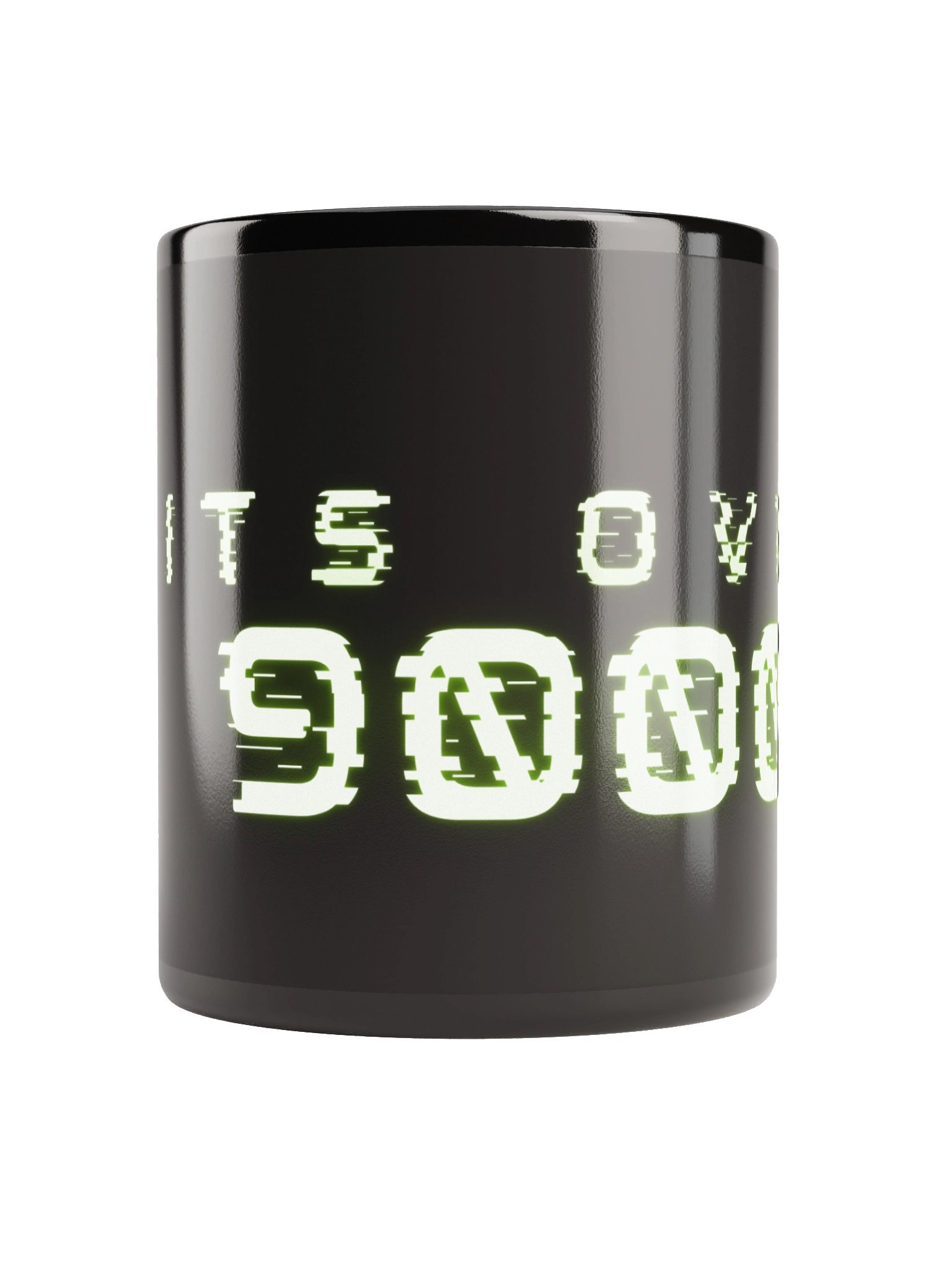 Its Over 9000 | Black Glossy Mug product image (5)