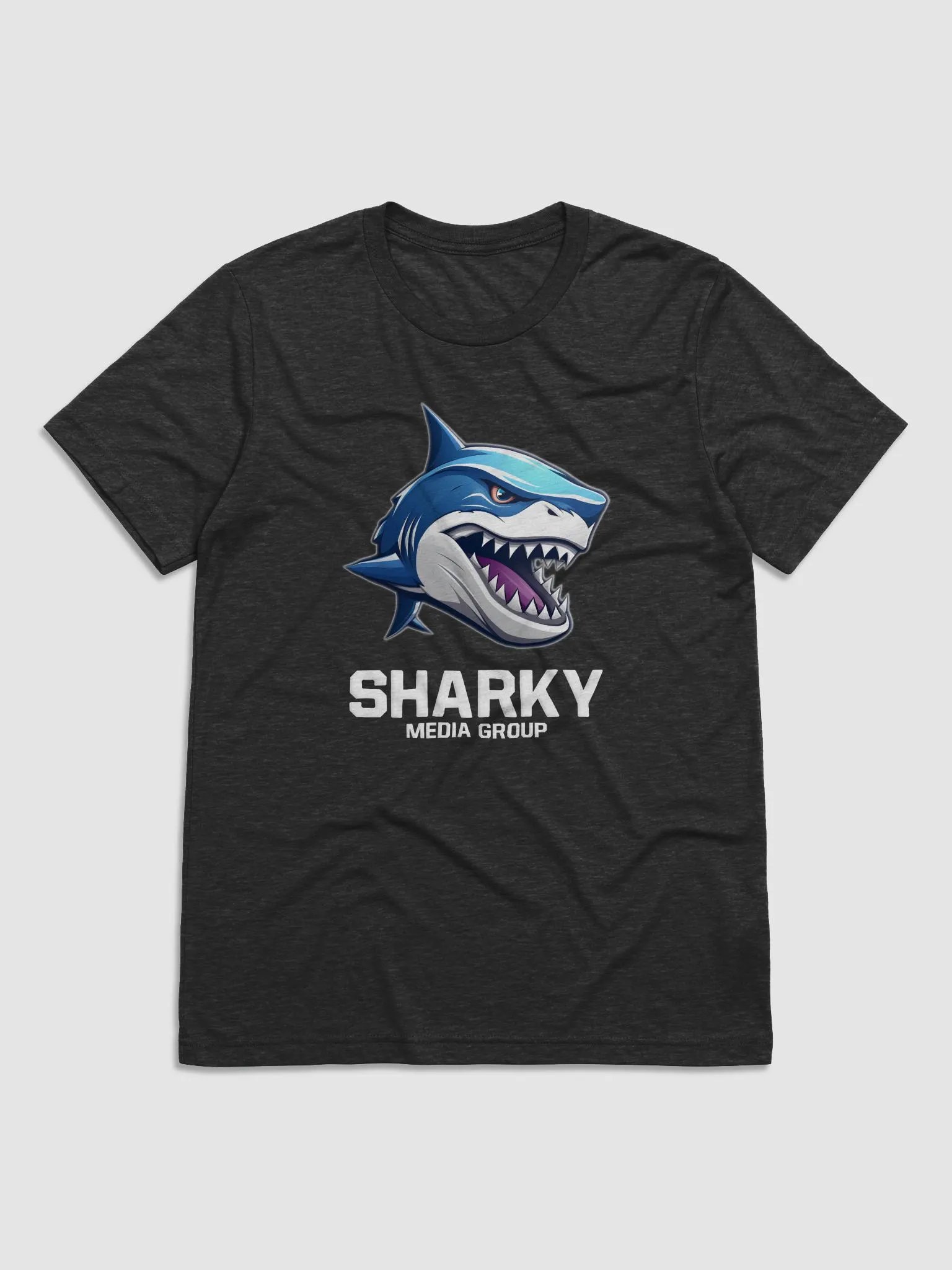The Ultimate Sharky Media Group Tee (White Lettering) product image (2)