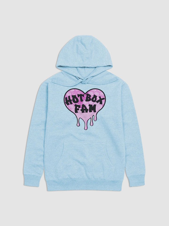 HOT BOX FAM PINK LOGO HOODIE product image (1)
