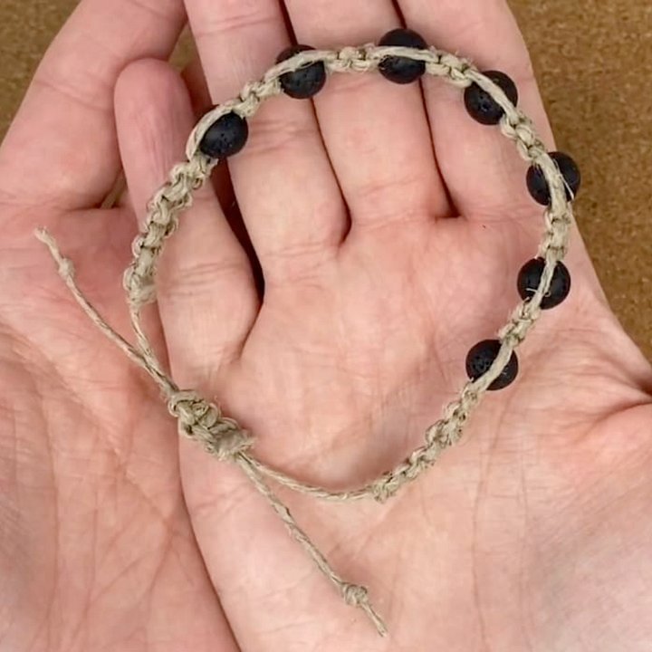 3 Macrame Hemp Bracelet Patterns | Sliding Closure (Digital PDF Pattern) product image (2)