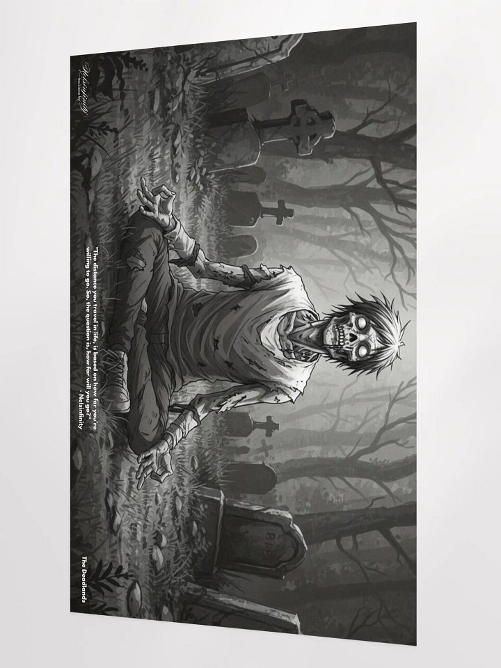 The Deadlands: Meditating Zombie - Matte Poster product image (2)