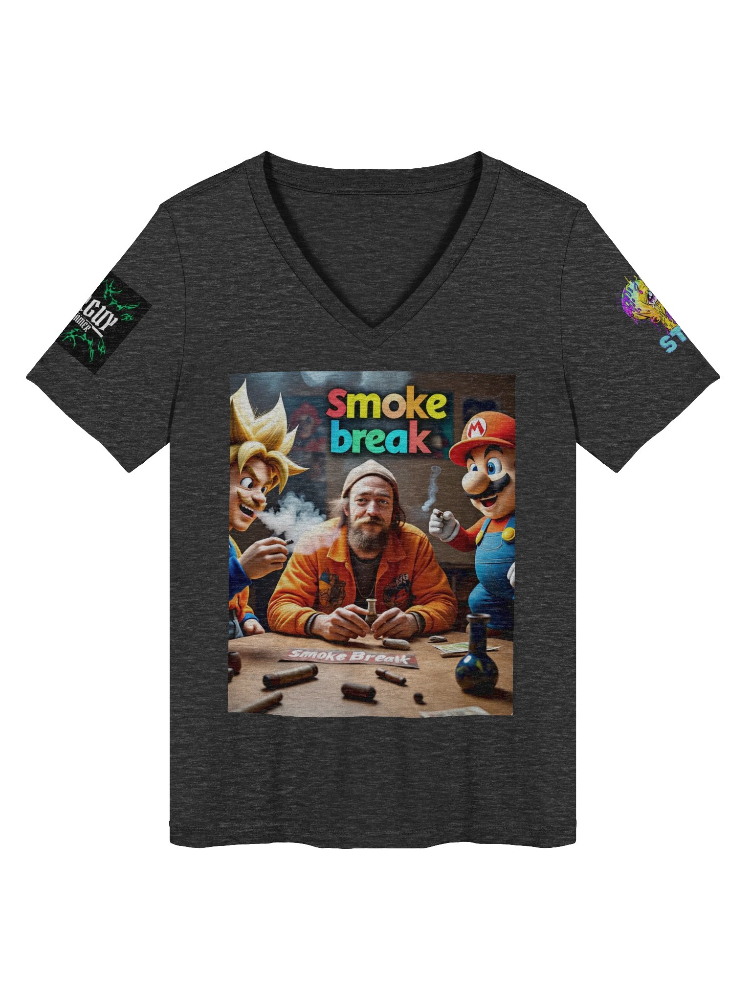 STRGUY Tribal Streamer V-Neck Tee product image (4)