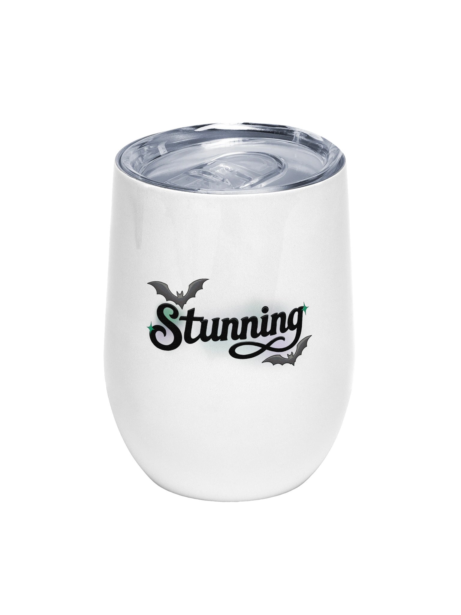 Stunning In Black Double Walled Wine Tumbler product image (1)