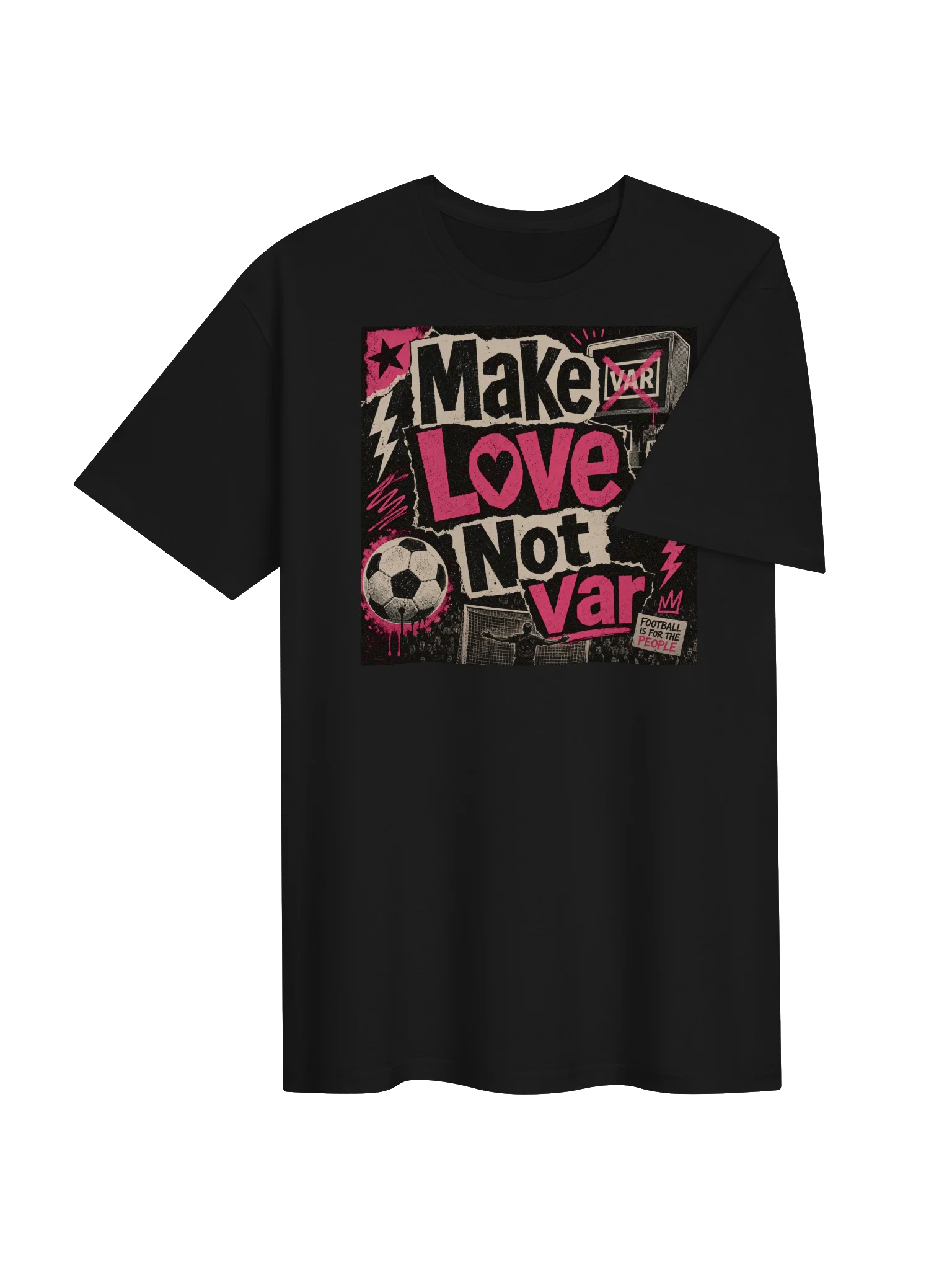 Make Love Not VAR Punk Tee product image (4)
