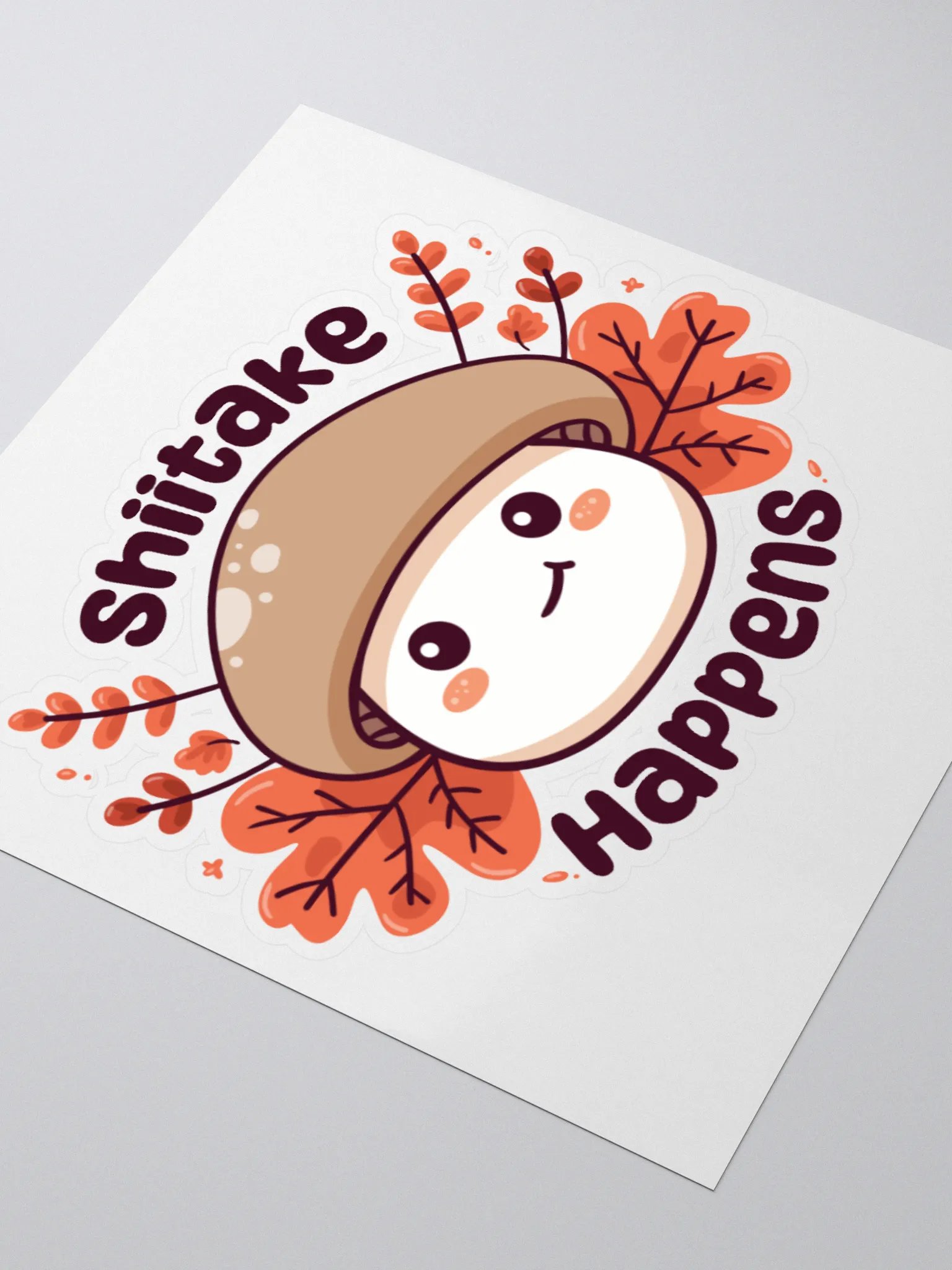 *Limited Time* Shiitake Happens Sticker product image (3)