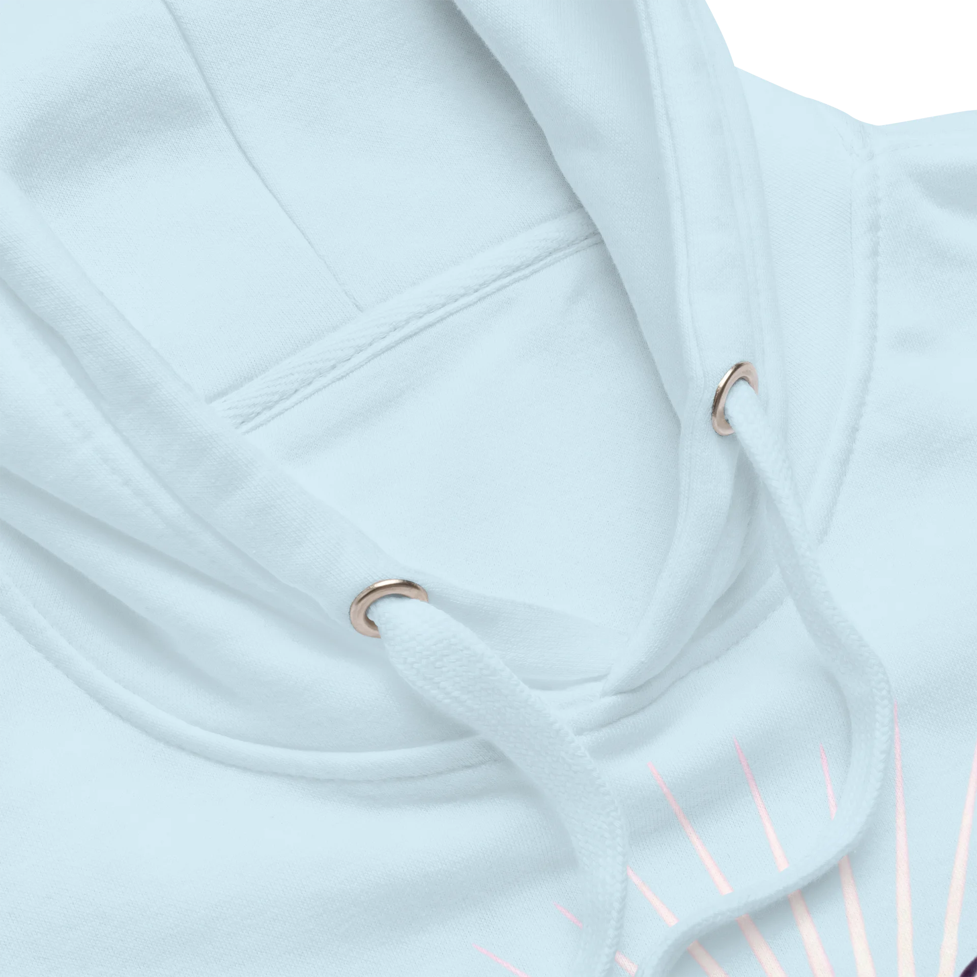 “I love you, with boundaries“ light blue unisex hoodie product image (3)