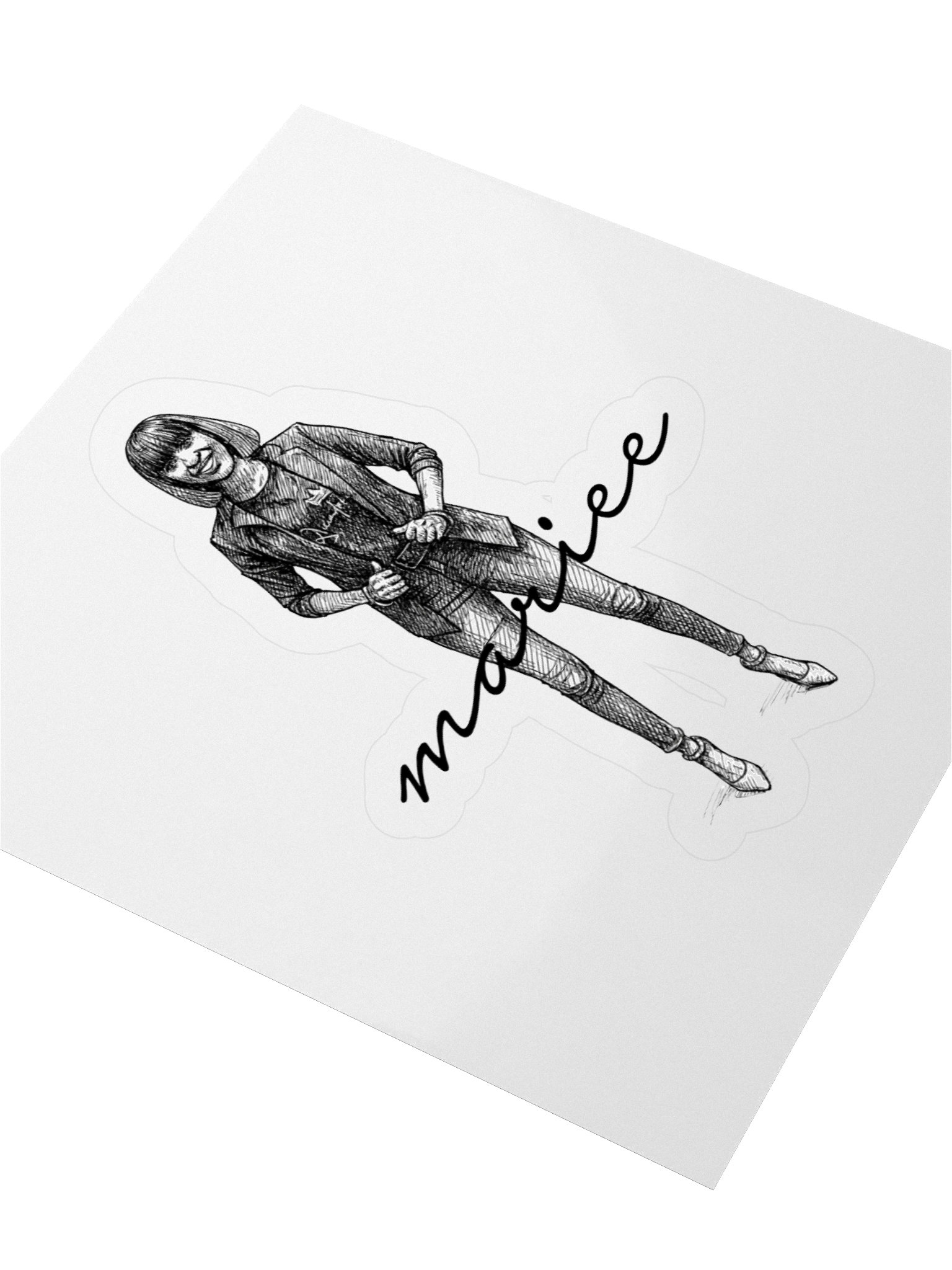 Mariee Murphy's Chic Blazer Bob Cut Sticker Set product image (11)