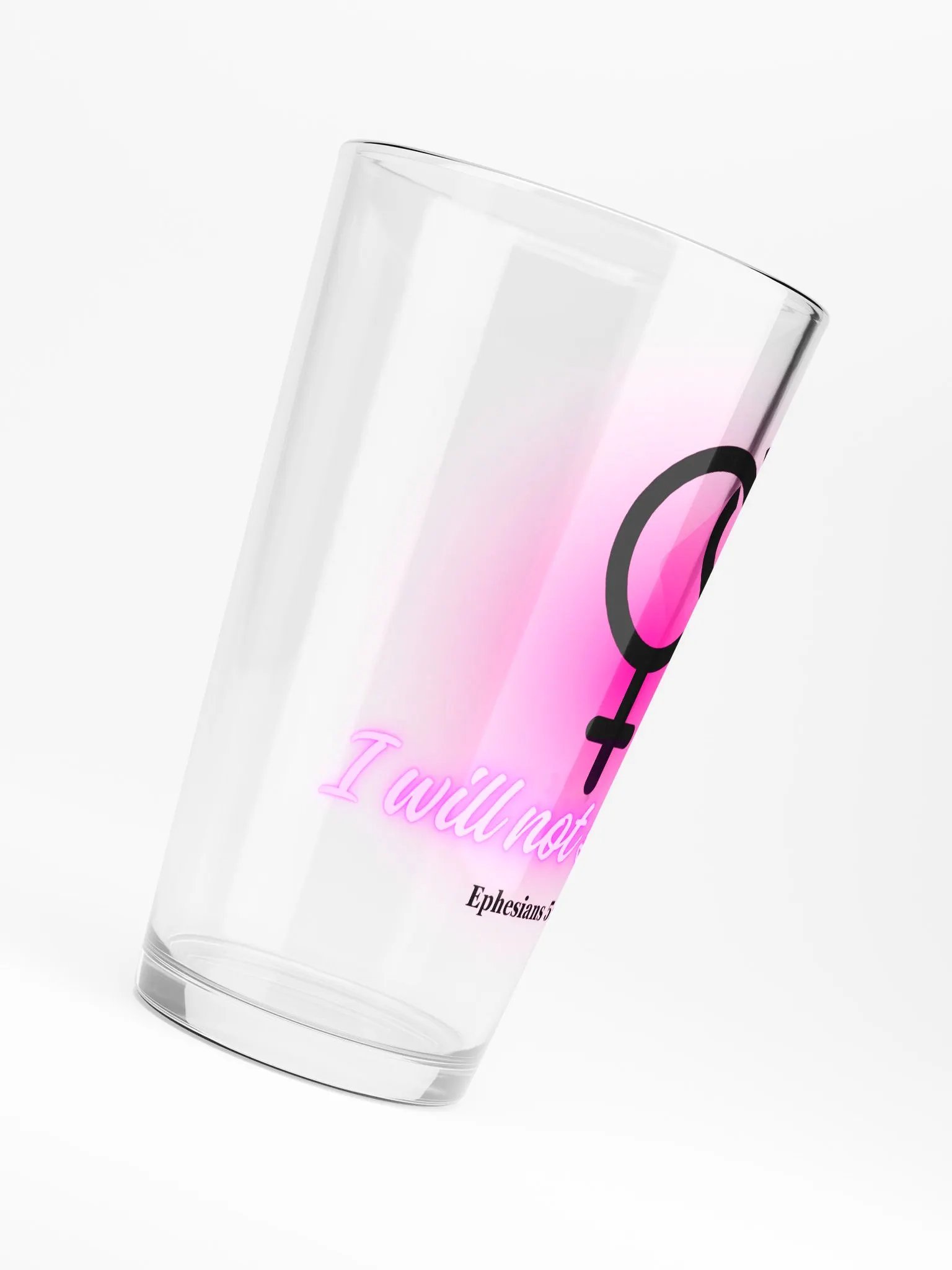 I Will Not Submit Pint product image (6)