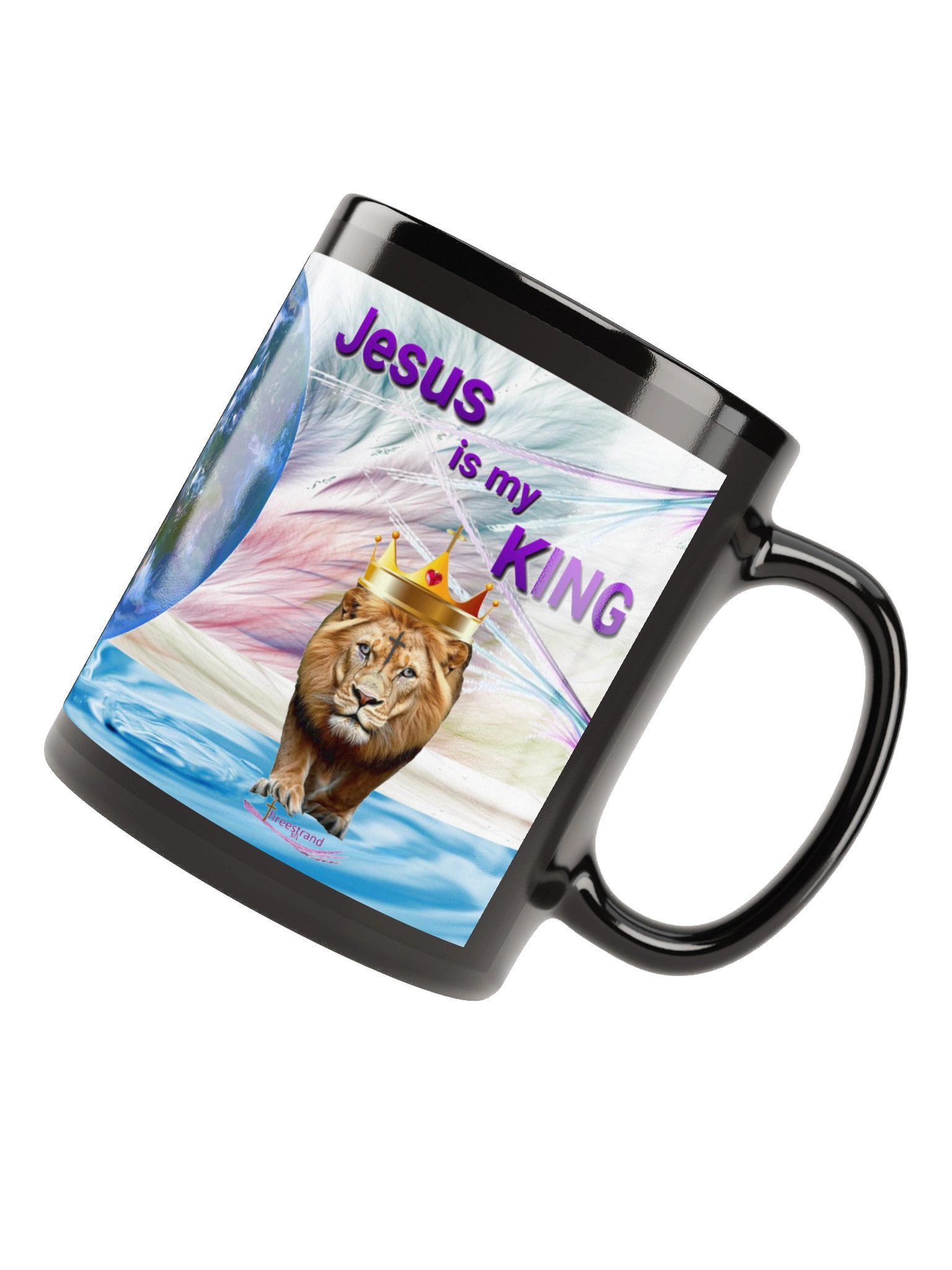 Jesus is my KING - Mug- Black product image (4)