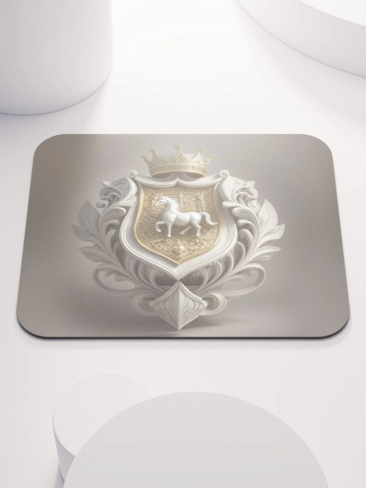 White Horse Classic Mouse Pad product image (1)