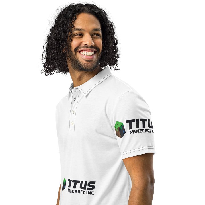 Minecraft Dirt Block Polo Shirt product image (2)