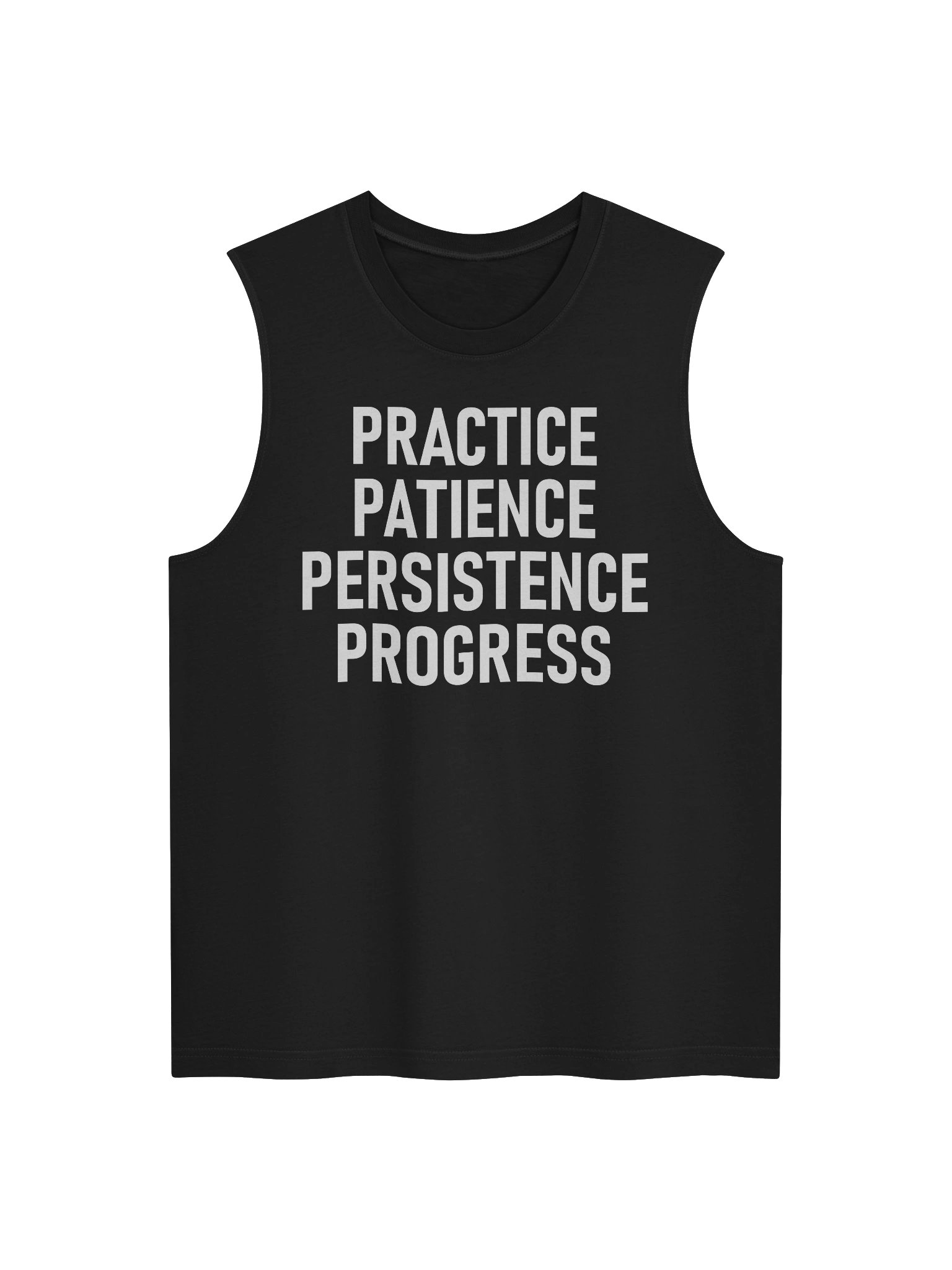 PRACTICE = PROGRESS (Muscle Tank) product image (1)