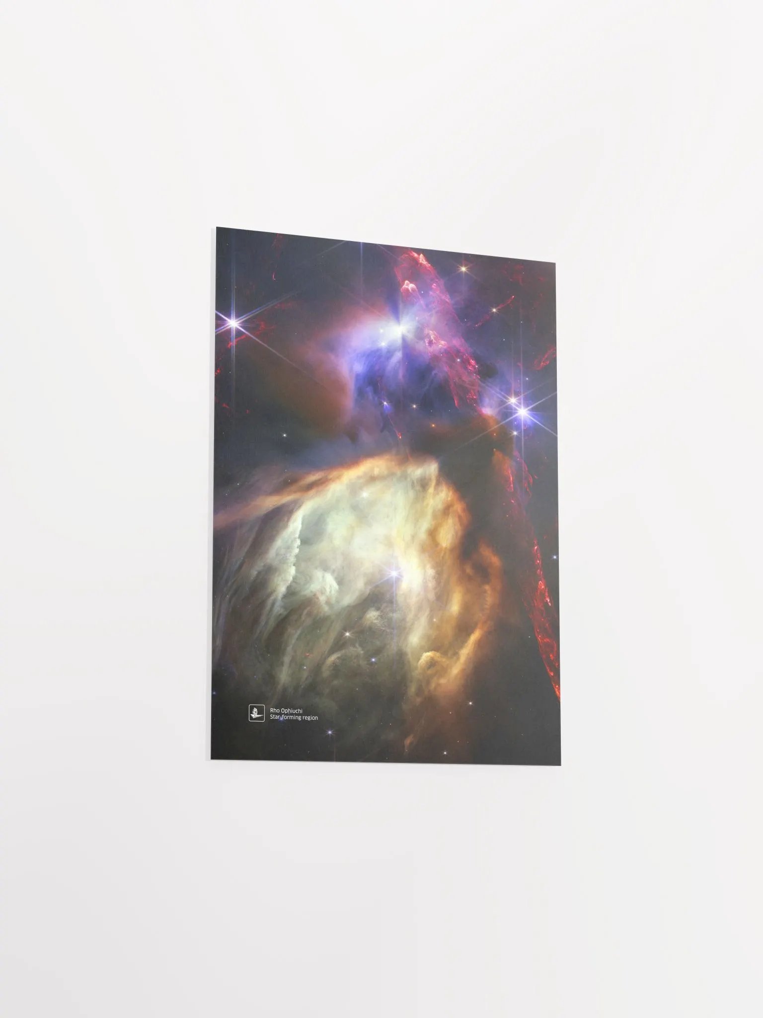 Rho Ophiuchi (James Webb/JWST), Star-forming region (James Webb/JWST) — space poster, science poster product image (9)