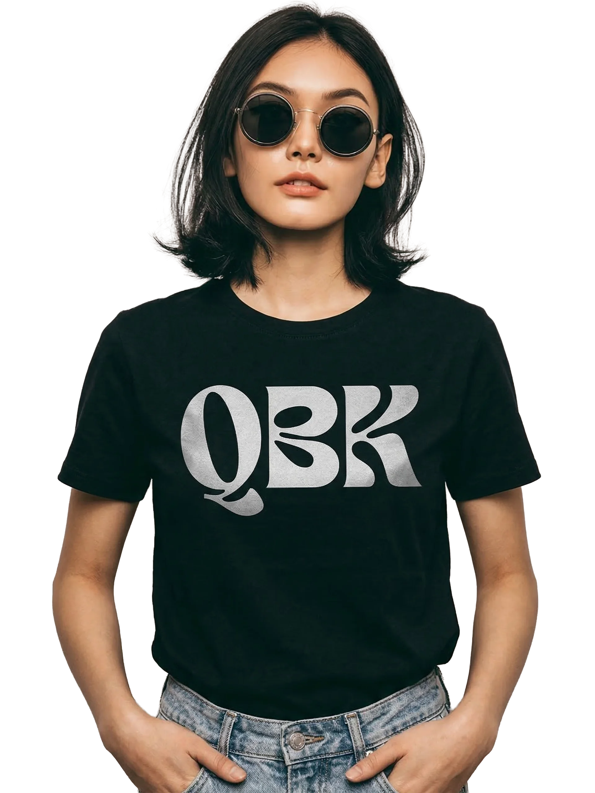 Queens Building Kingdoms™ Premium White Logo T-Shirt product image (1)