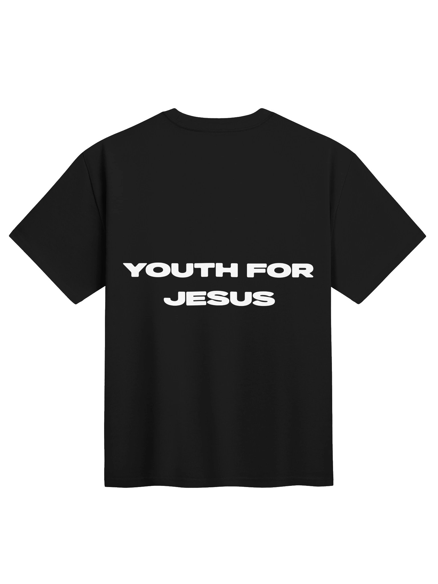 yth for jesus tee - black and white product image (2)