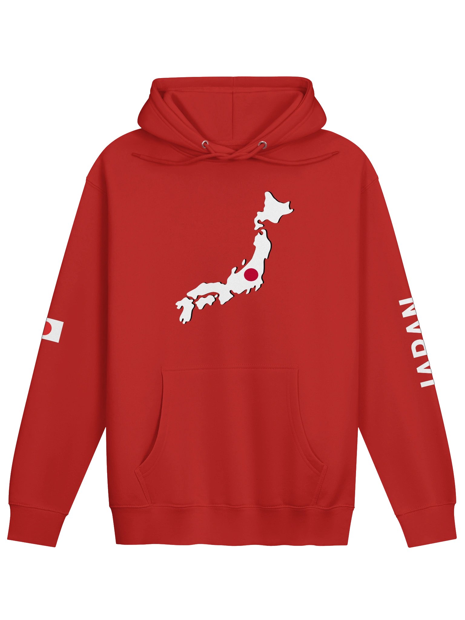 Japan 2026 World Cup Flag Hoodie - Premium 3-End Fleece - Unisex Hoodie product image (5)