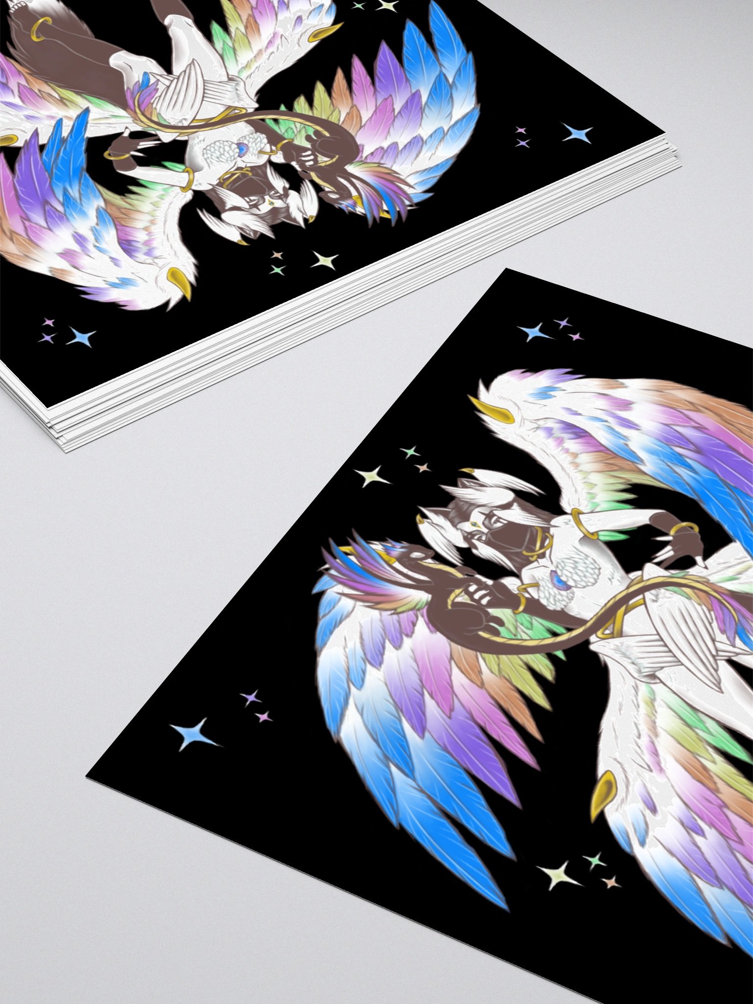 Rainbow Pride Angel Sticker product image (11)