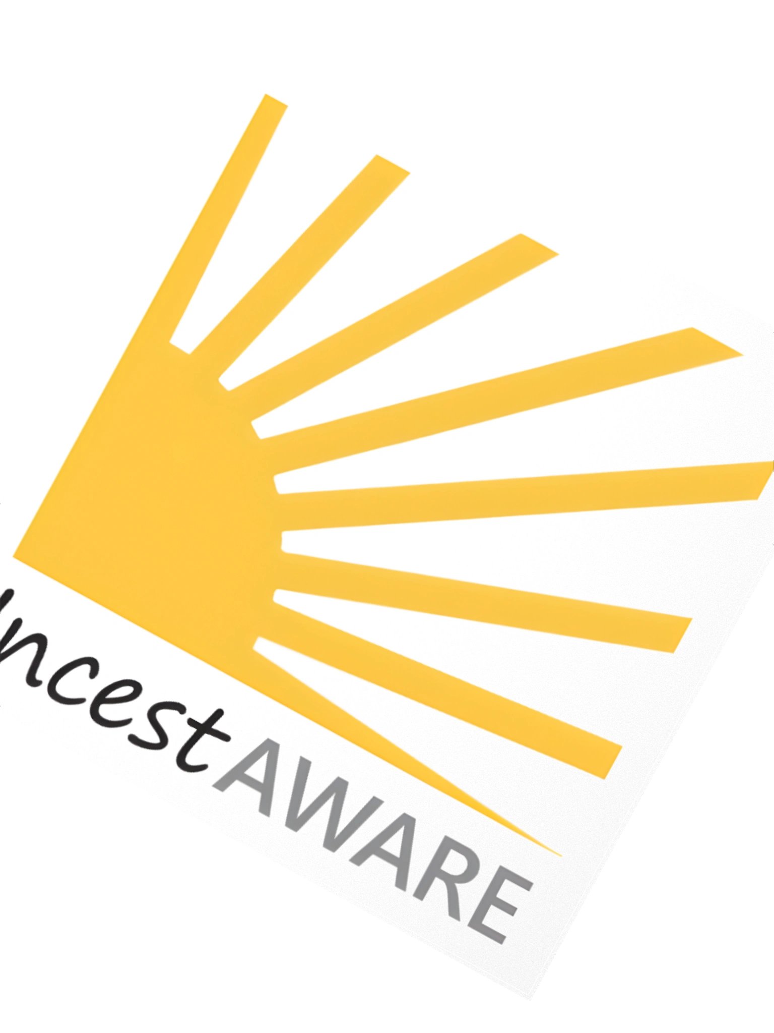 Incest AWARE | 3x3 Sticker product image (2)
