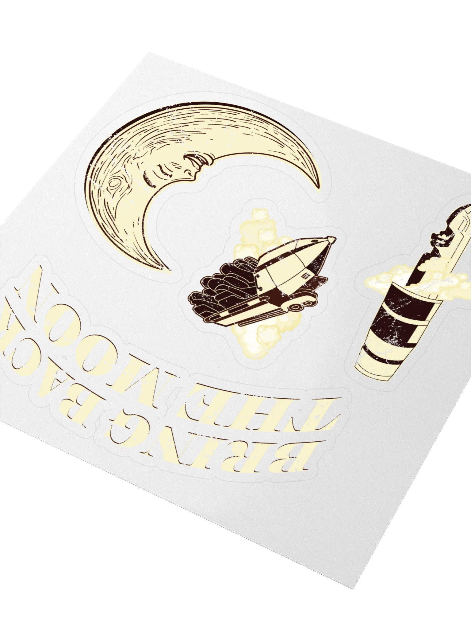The Moon Kiss Cut Stickers product image (3)