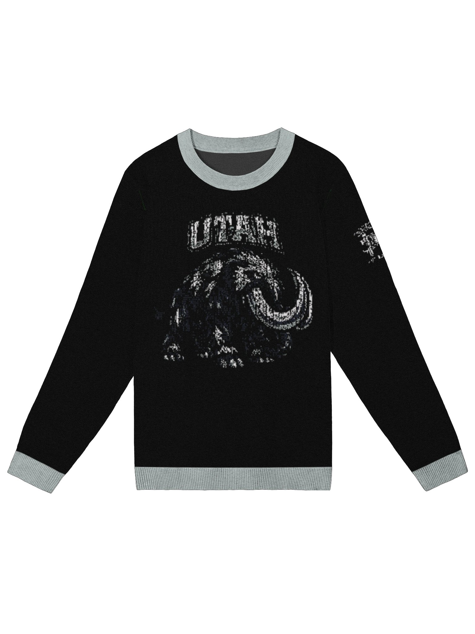 Distressed Vintage Ice Age Elephant Crewneck Sweater product image (1)