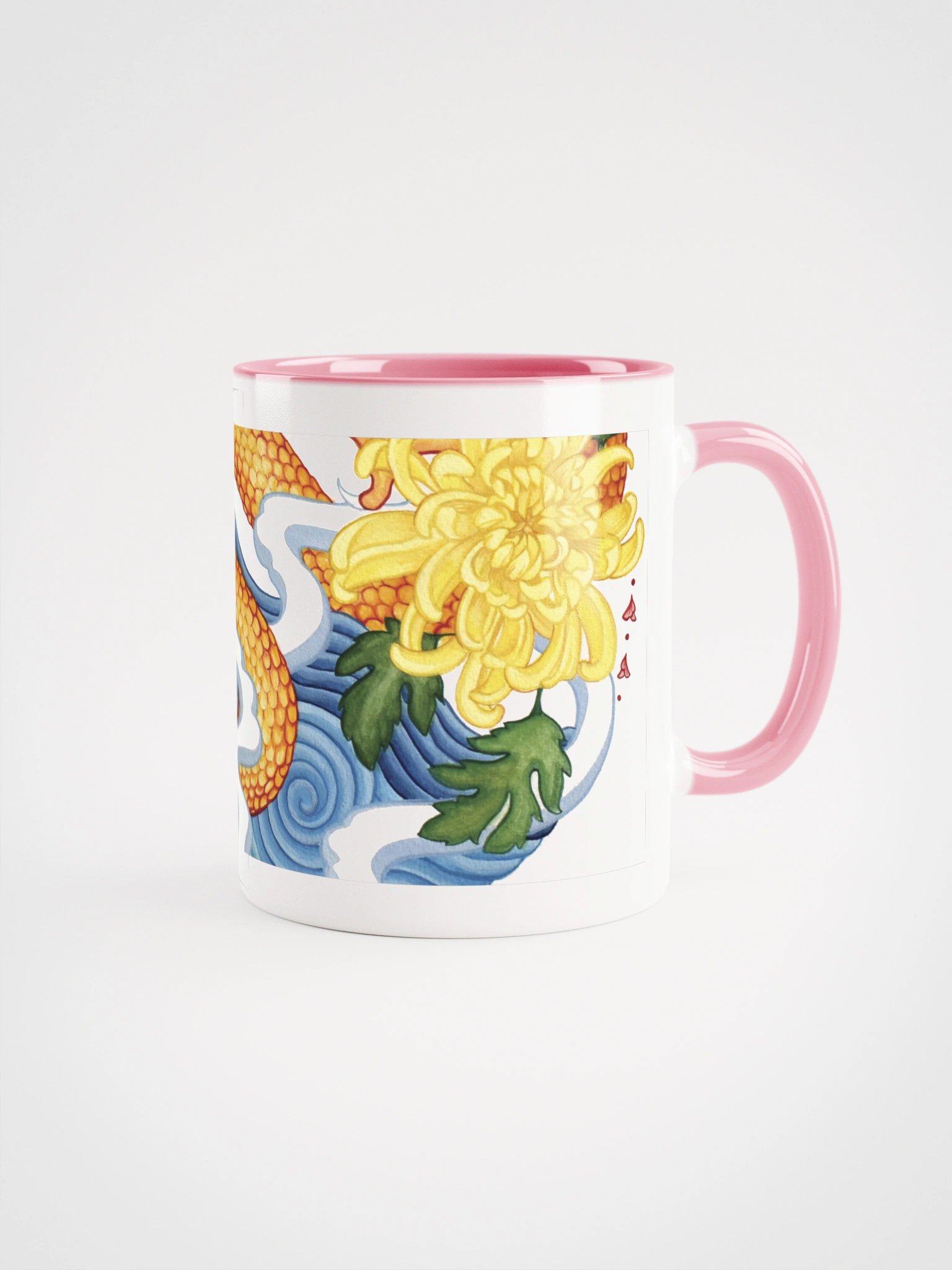 "Dragon & Chrysanthemums" - Ceramic Mug product image (2)