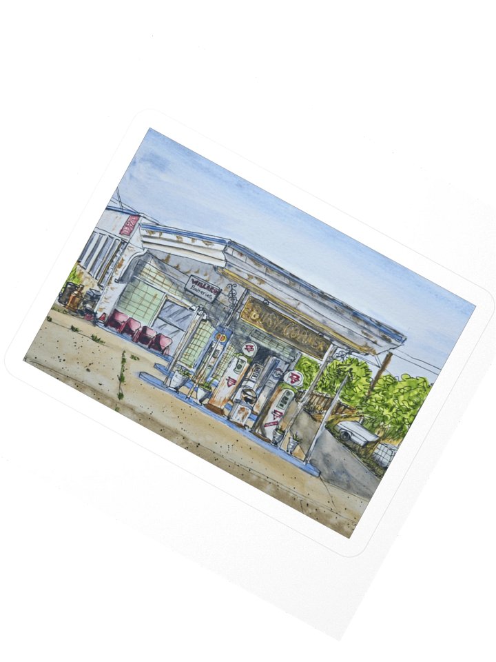 Hollis, OK Kiss Cut Stickers product image (2)