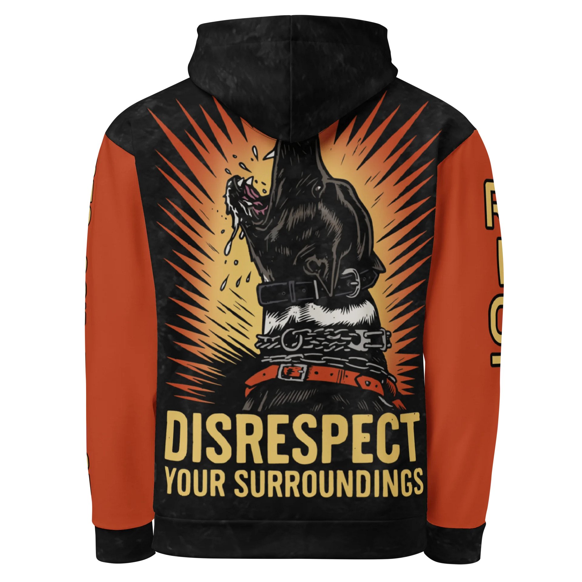 DISRESPECT - Premium Adult Unisex All Over Print Hoodie product image (3)