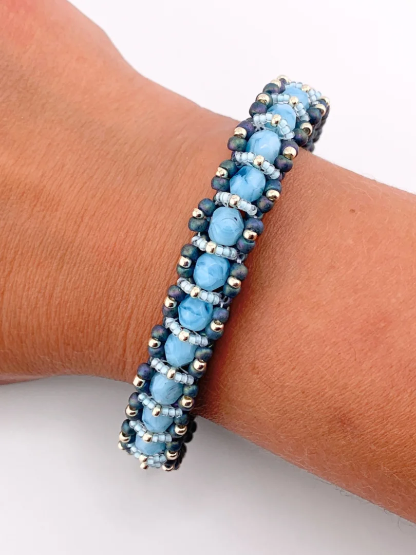 Beading Pattern - 6mm Fire-Polished Tennis Bracelet product image (2)
