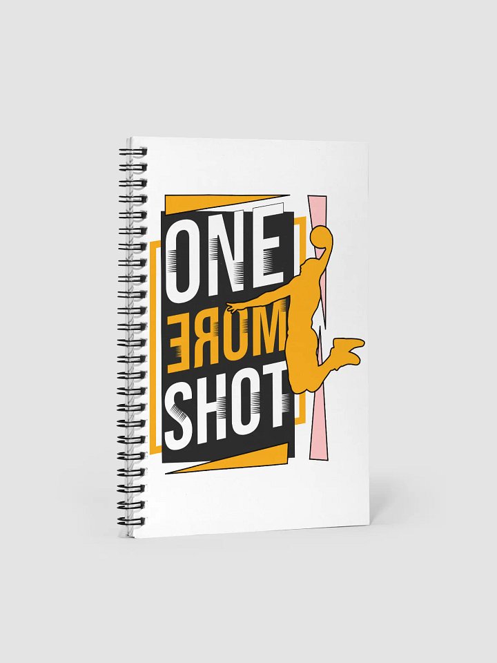One More Shot Basketball Male Spiral Notebook product image (1)