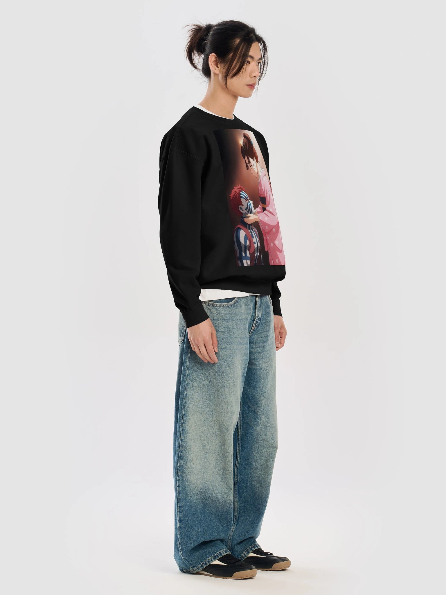 Anime Spotlight Kimono Crewneck Sweatshirt product image (7)
