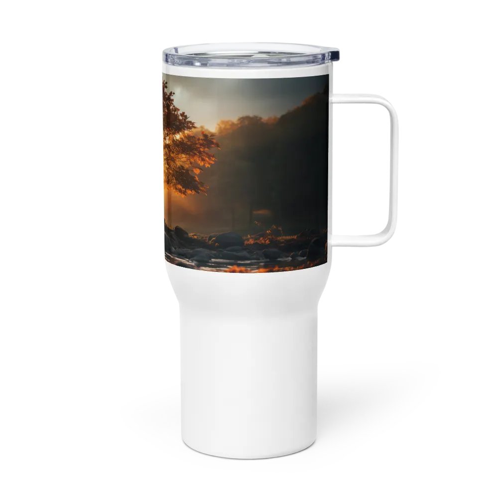 Sunrise Serenity Stainless Steel Travel Mug product image (3)