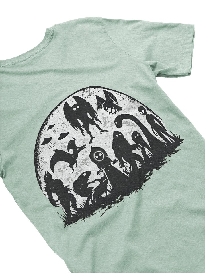 CRYPTID MOON W/ FRONT LOGO SUPER SOFT T-SHIRT (HEATHERED COLORS PT.1) product image (1)