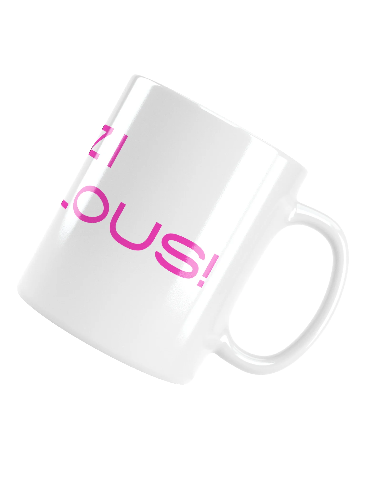 Izzi Fabulous! - White Mug with pink letters product image (4)