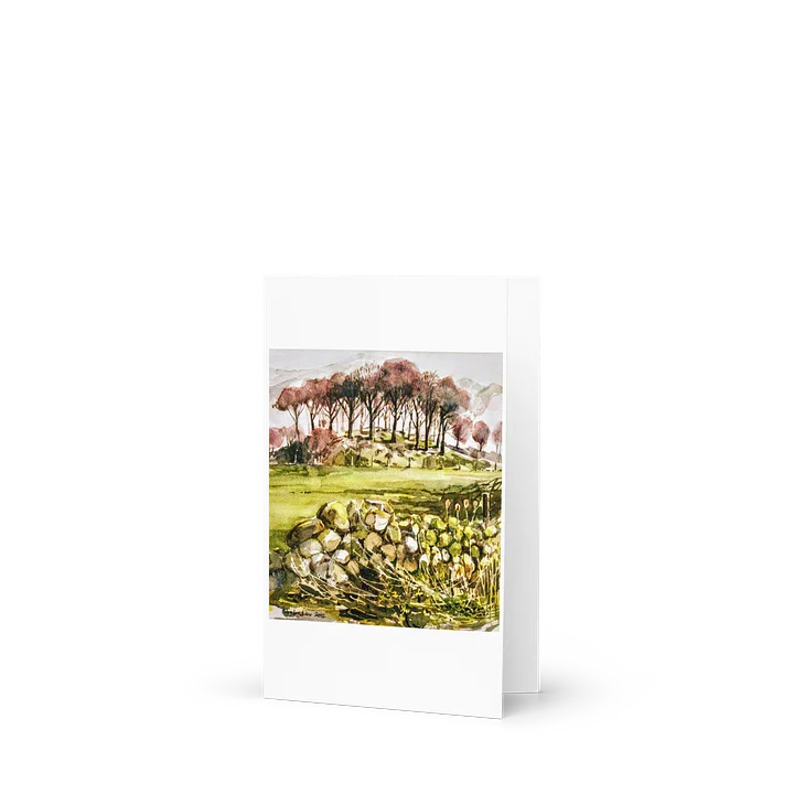 Trossachs Trees (watercolour) - Greeting Card product image (1)