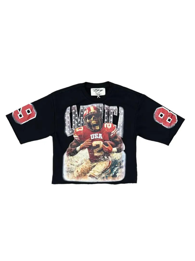 Copy of BKYS Football Skull F-Terry Cropped T-Shirt product image (1)