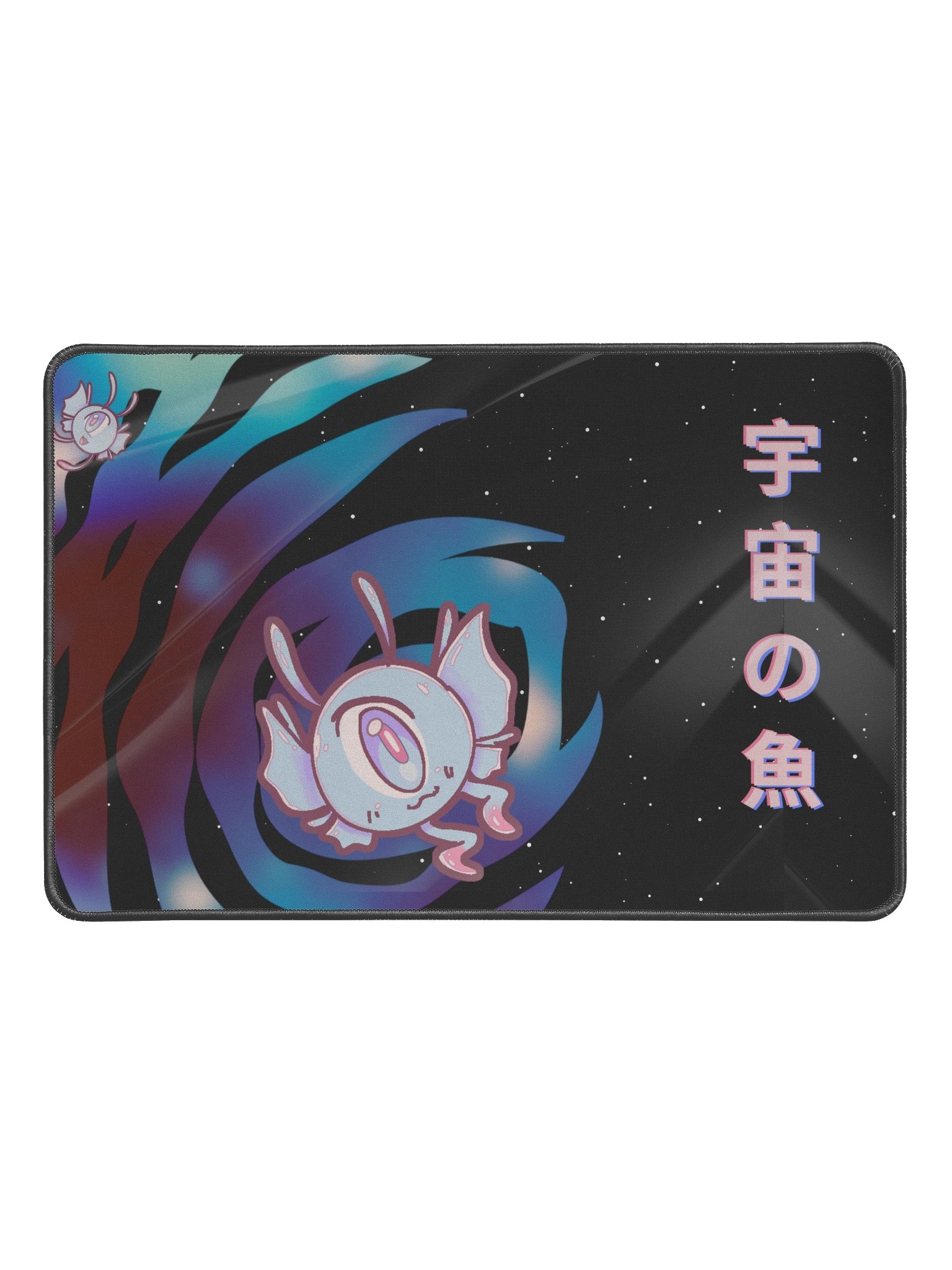 “fish of outer space” - mouse mat (bubblin) product image (1)