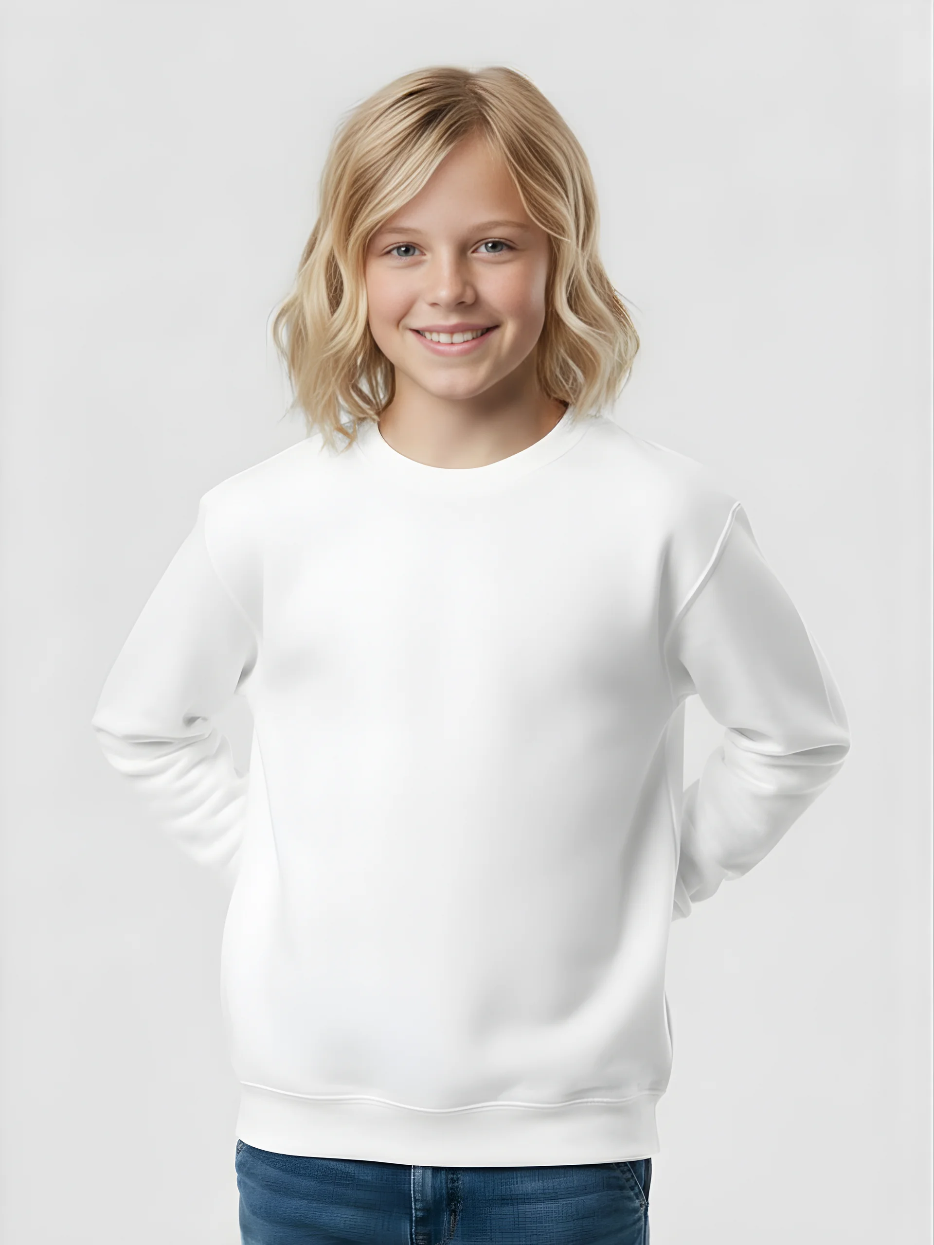 Angels Calm Storms Girls Sweatshirt product image (2)