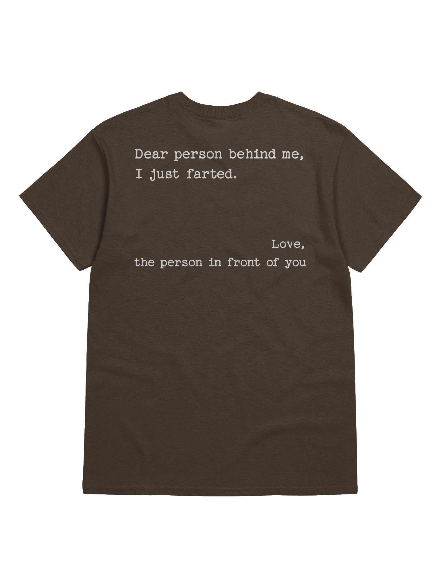 Dear Person Behind Me I Just Farted T-Shirt product image (6)