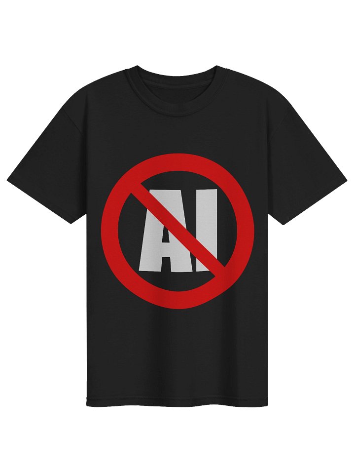 No AI T-Shirt (dark) product image (7)