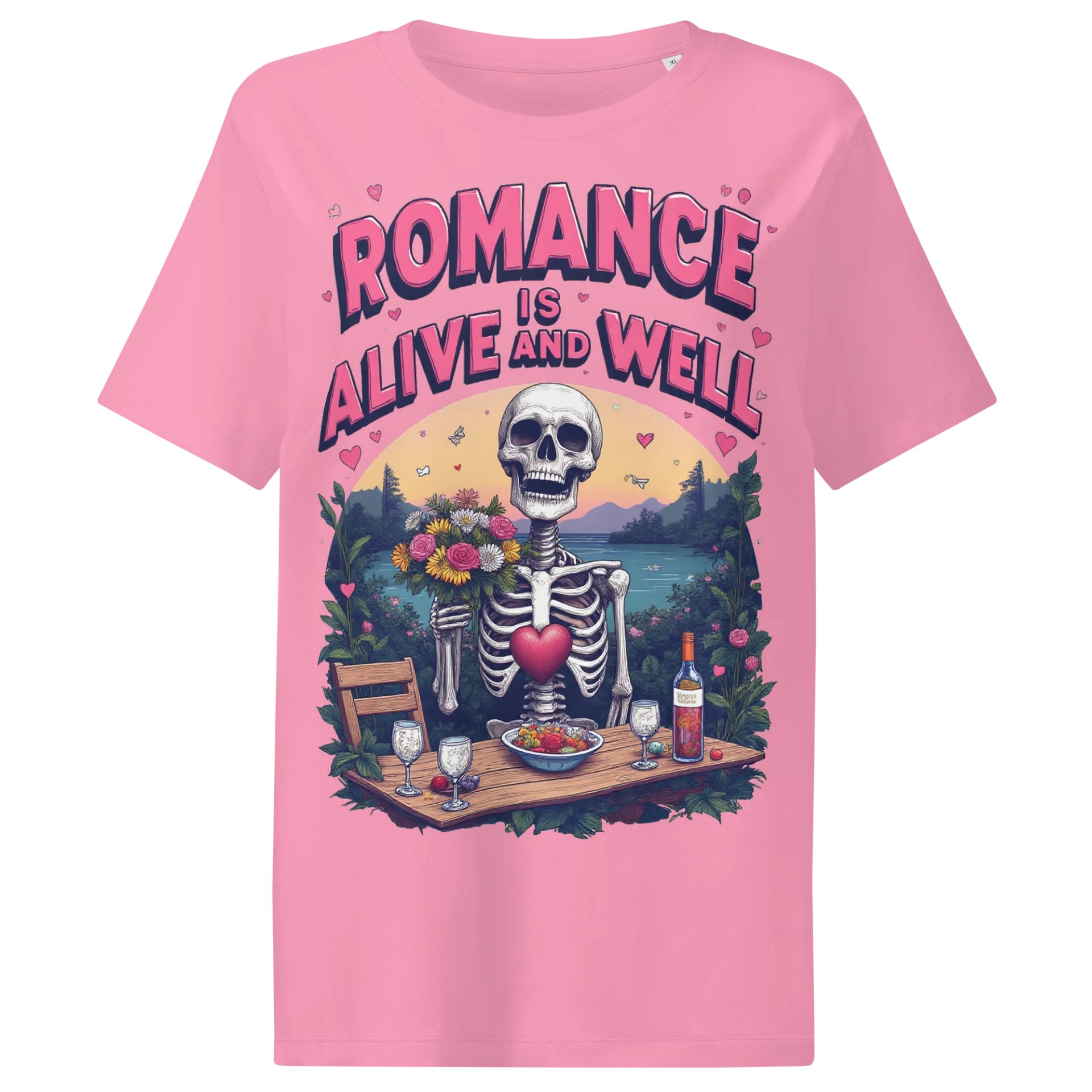 Romantic Skeleton Bouquet Women's T-Shirt product image (4)