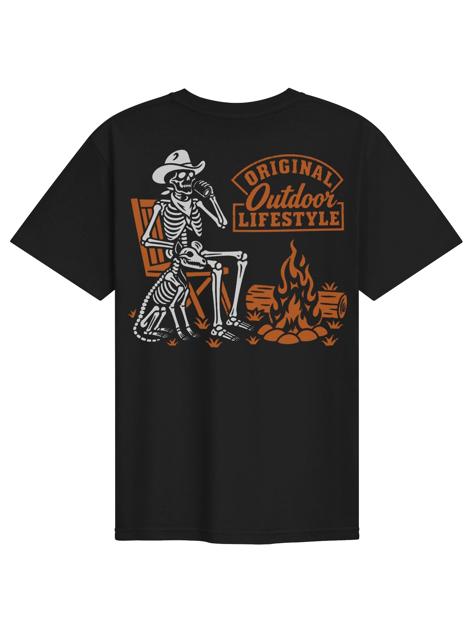 Original Outdoor Lifestyle Cowboy Skeleton Shirt product image (7)
