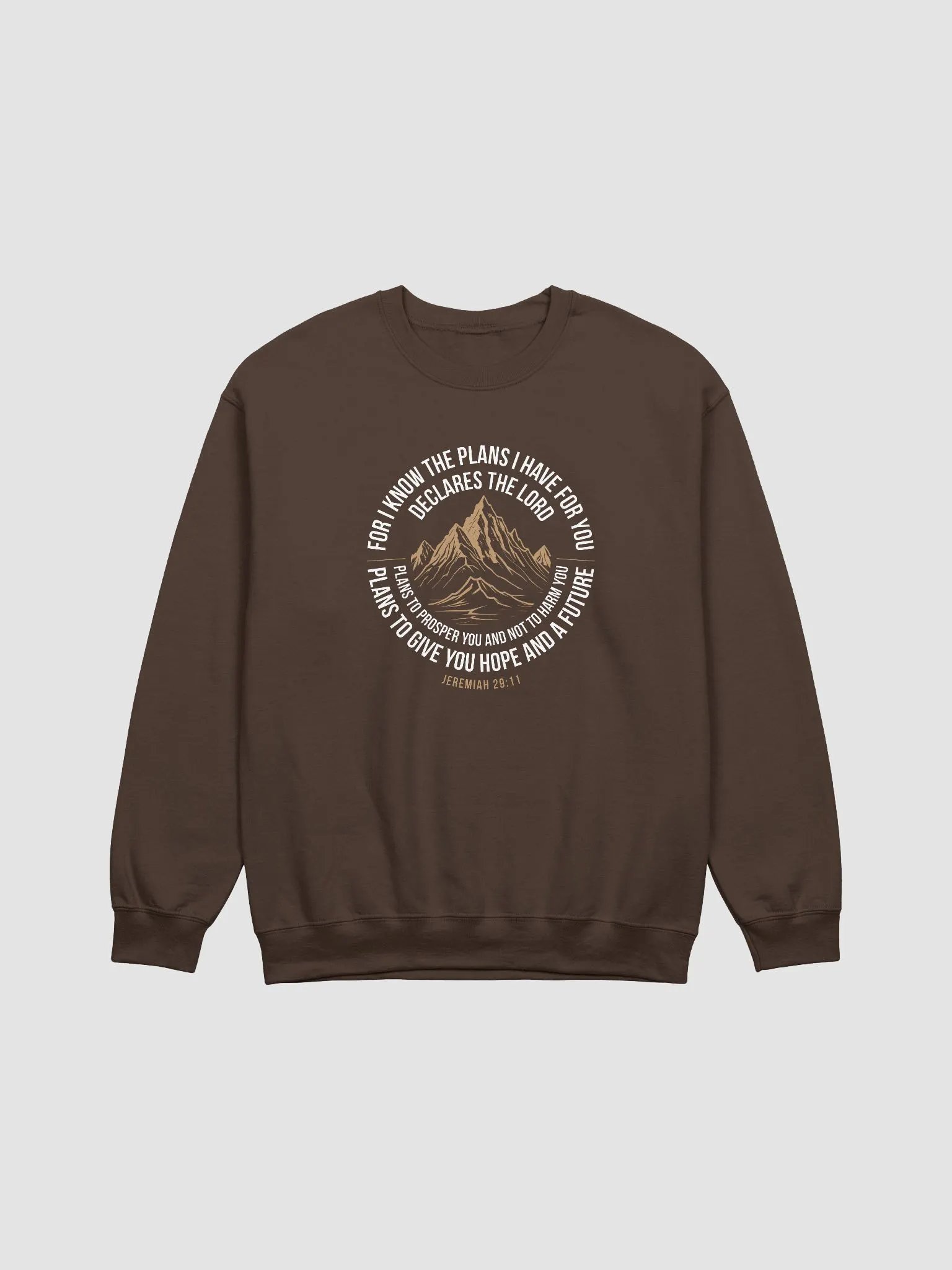 Jeremiah 29:11 Unisex Crewneck Sweatshirt - For I Know the Plans I Have for You product image (4)